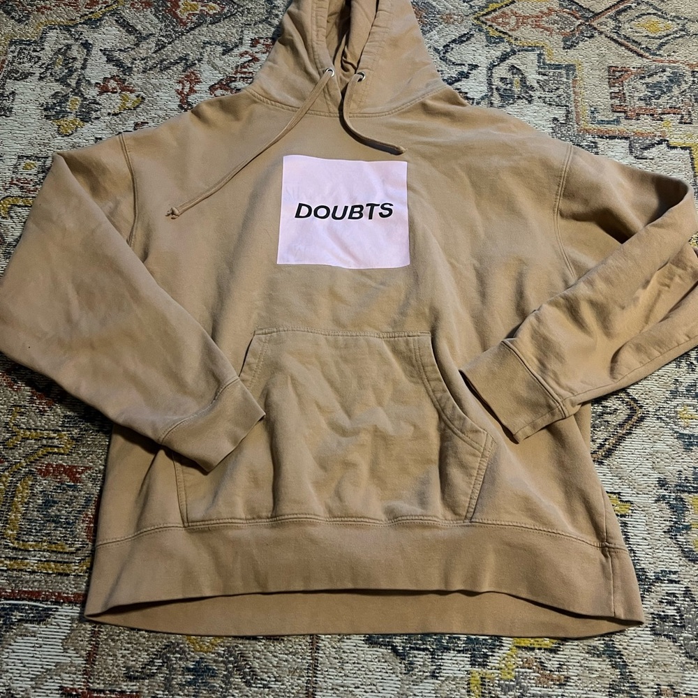 Anti Social SocialClub Doubts Tan Hoodie